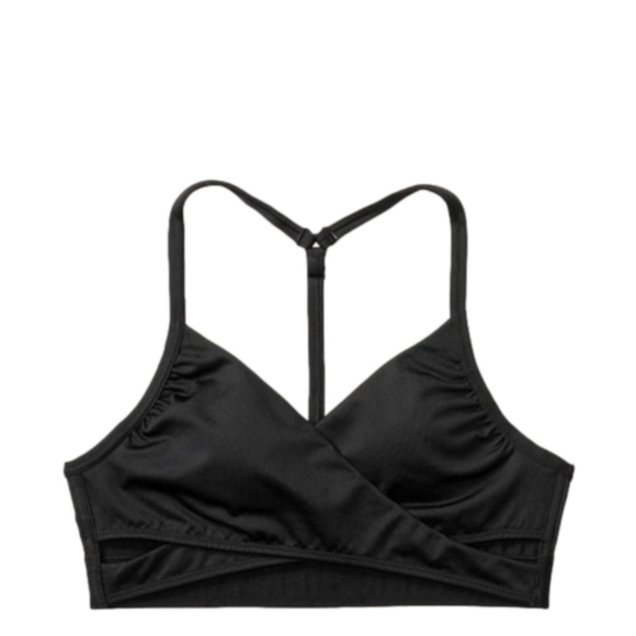 GYM TO SWIM BODYWRAP TOP,  Black, Size XL - Picture 1 of 3